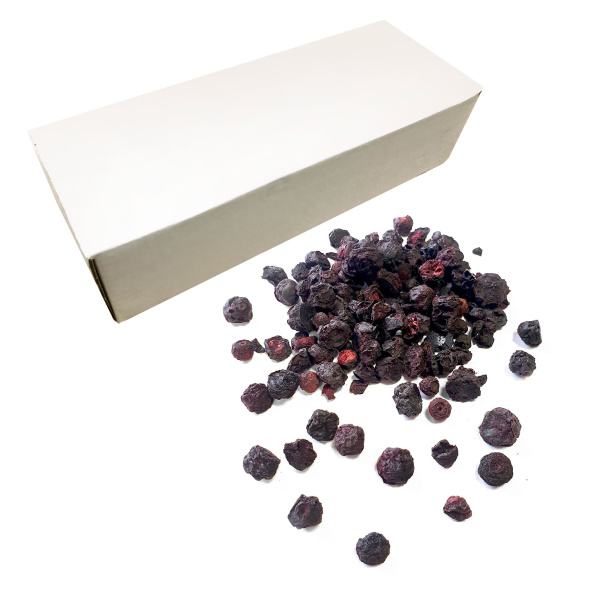 Черника сублимированная, целые ягоды, коробка 1кг