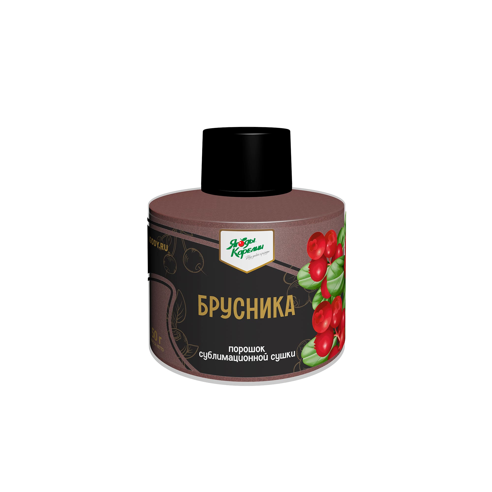 Сублимированная Брусника, порошок, 50г