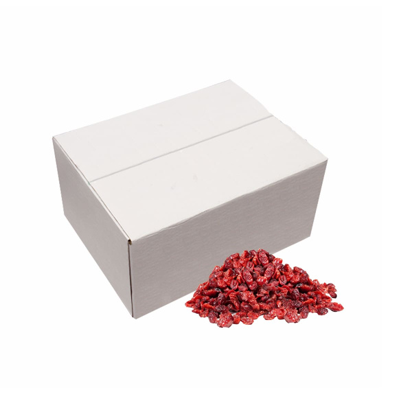Клюква вяленая (резаная), коробка 10 кг (Канада)