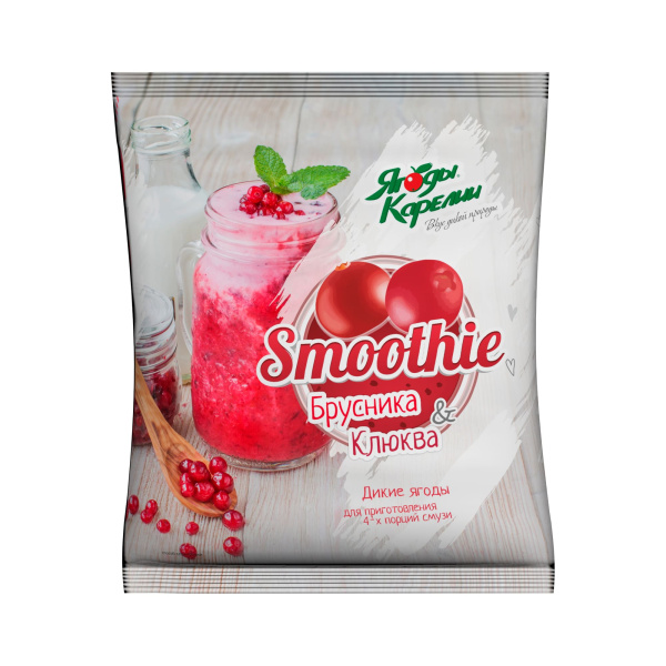 Смесь ягод "Смузи" Брусника&Клюква 300г