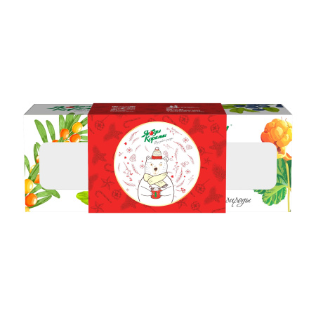 Обечайка "Зимняя" для подарочной упаковки (для банок)