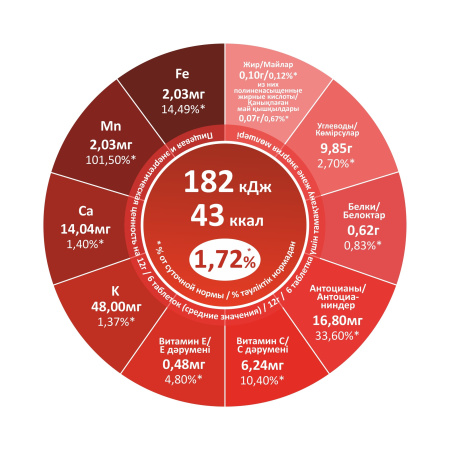Ягодные функциональные таблетки Брусника БАД от магазина Ягоды Карелии