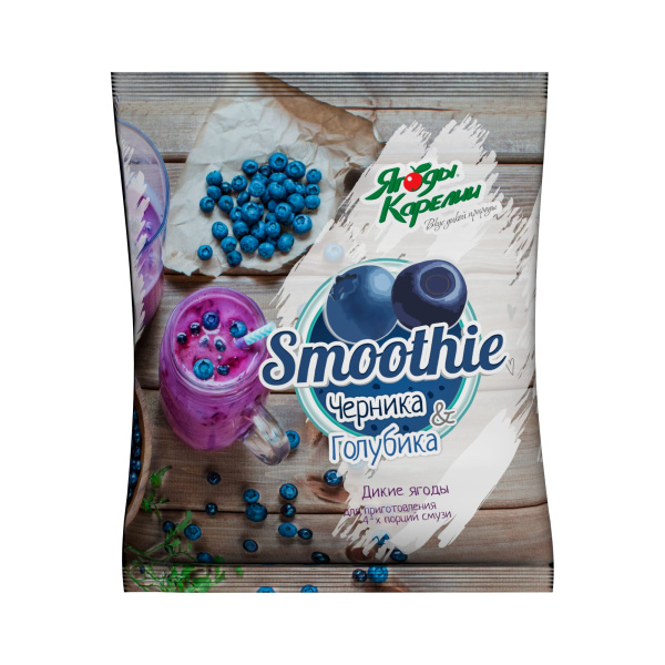 Смесь ягод "Смузи" Черника&Голубика 300г