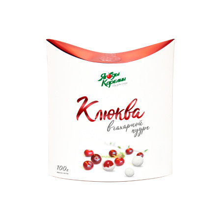 Клюква в сахарной пудре, 100г