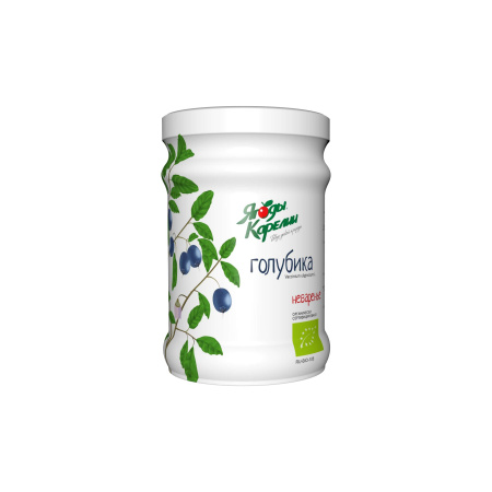 Неваренье Голубика БЕЗ САХАРА, коробка (12 банок). Экономия 900₽