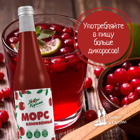 Морс Клюква, 510мл