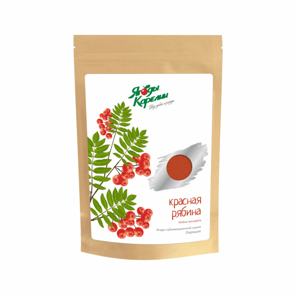 Сублимированная Рябина красная, порошок, 150г Сублимированная Рябина красная, порошок, 150г
