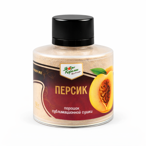 Персик сублимированный порошок, 60г