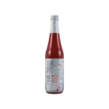 Морс с мякотью Клюква БЕЗ САХАРА, коробка (12 бутылок). Экономия 720₽